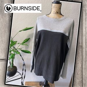 BURNSIDE Men’s Knit Henley Sweater #B257R